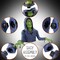BOO BOX 36" Halloween Groundbreaking Decoration - Scary Outdoor Halloween Decor for Porch or Yard